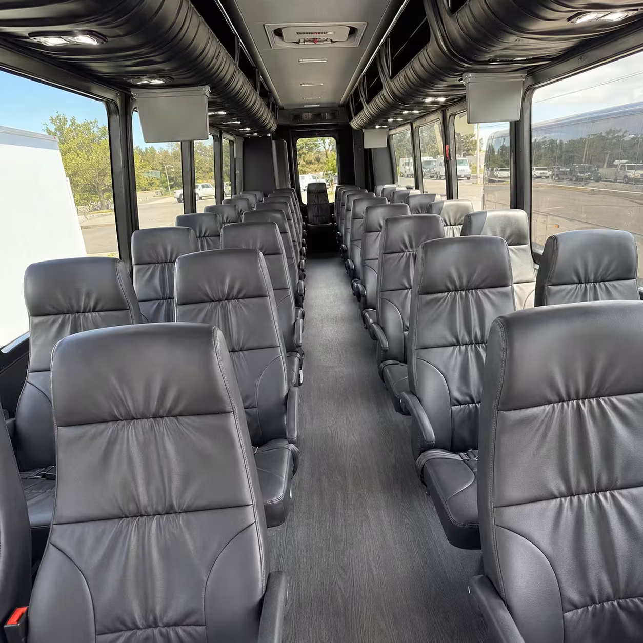 30 passenger minibus interior