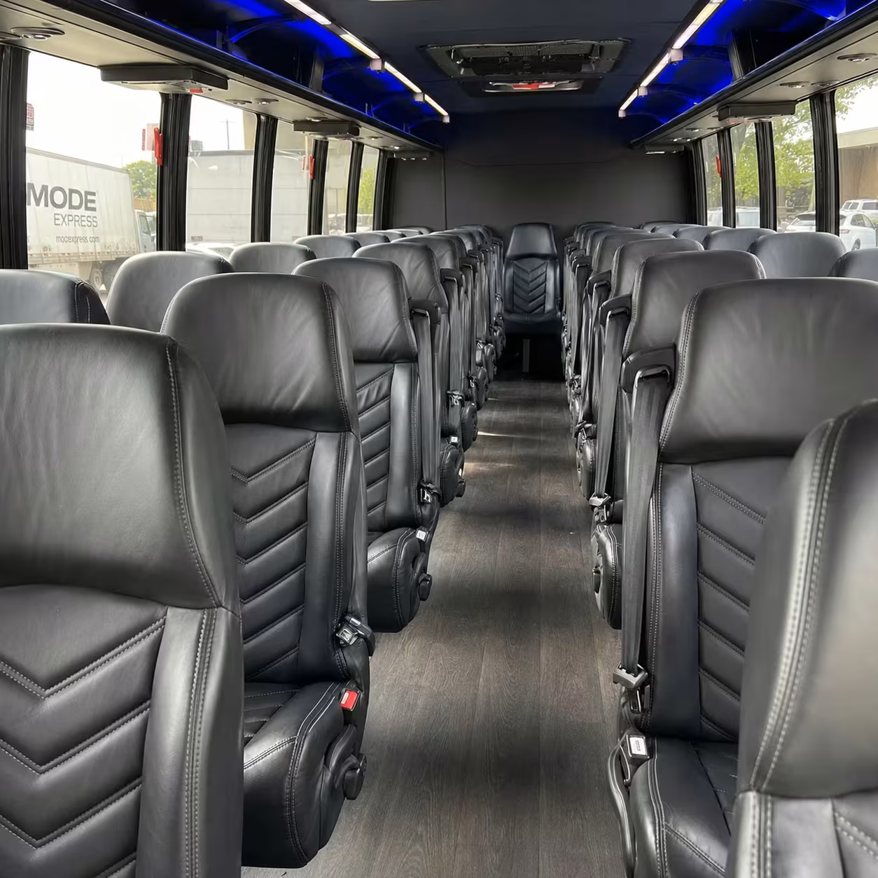 35 passenger minibus inside