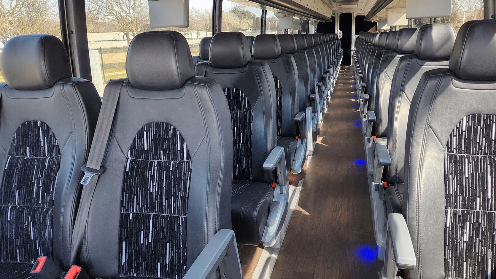 arvada charter bus rentals to denver international airport